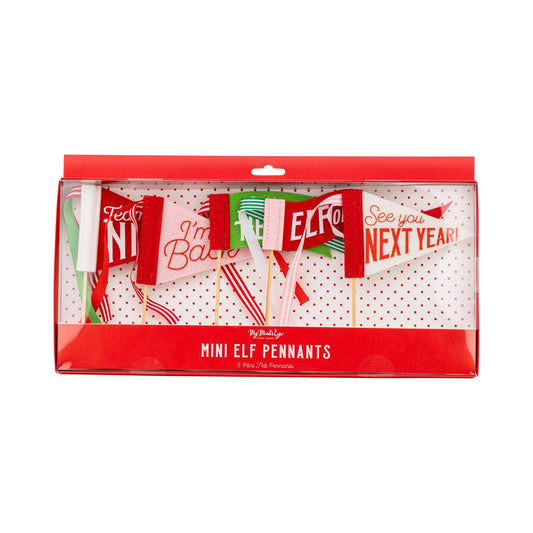 Mini Elf Pennants (5pk)