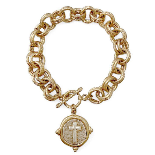 Grace Upon Grace Toggle Bracelet