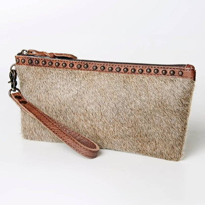 Hide Leather Wristlet