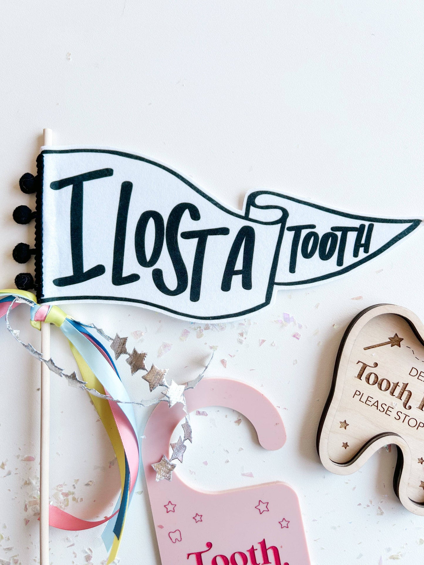 I Lost A Tooth Pennant Flag