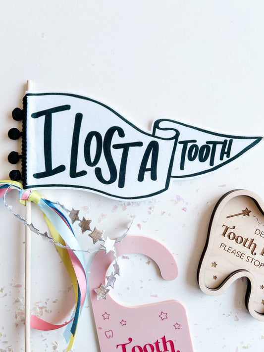 I Lost A Tooth Pennant Flag