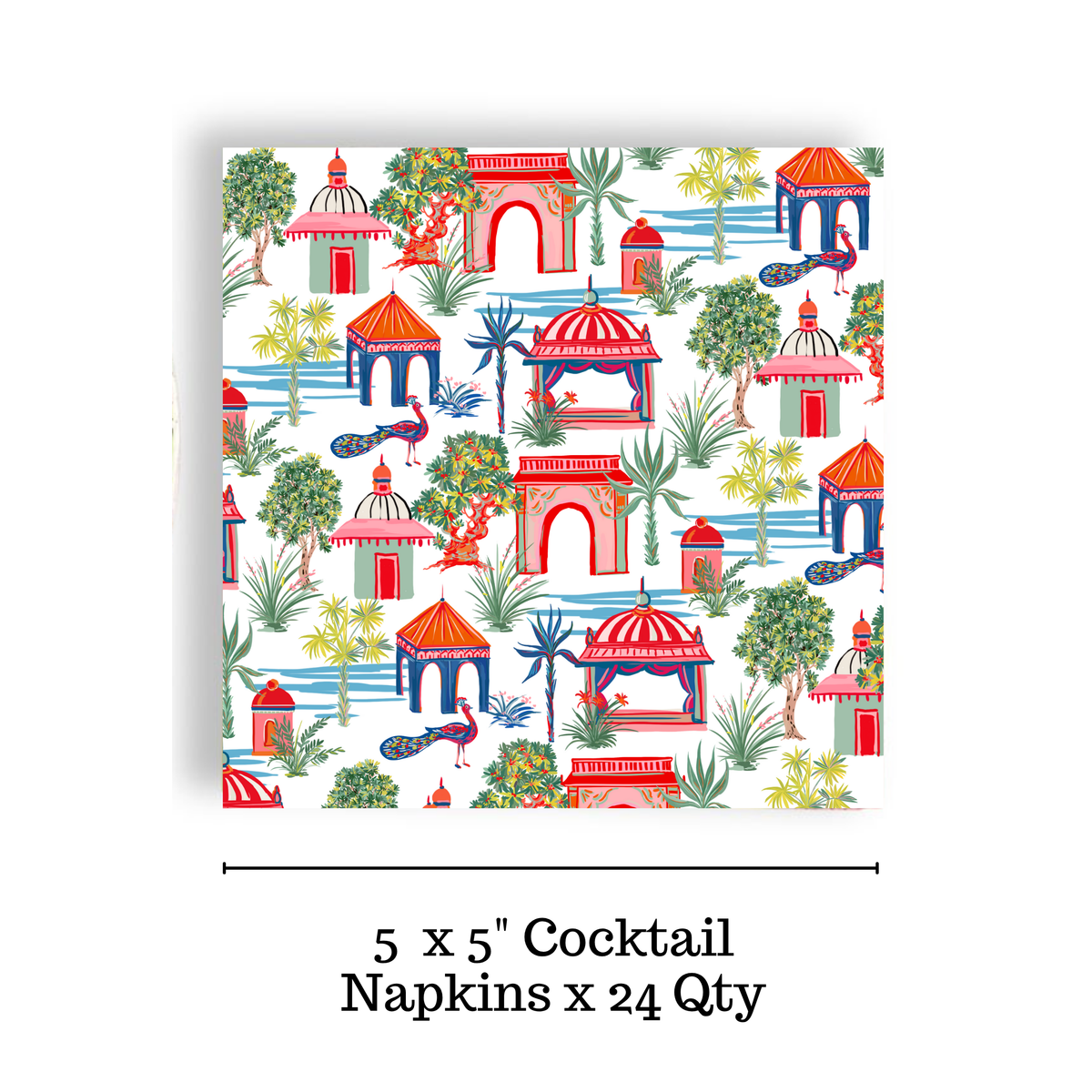 Chinoiserie Cocktail Napkin (24ct)