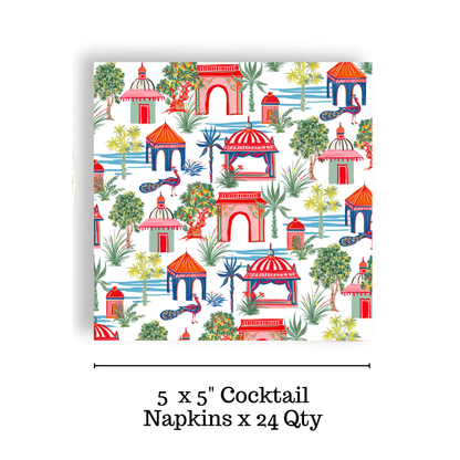 Chinoiserie Cocktail Napkin (24ct)