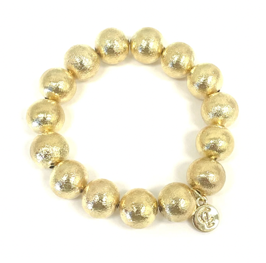 Romi Textured Ball Bracelet