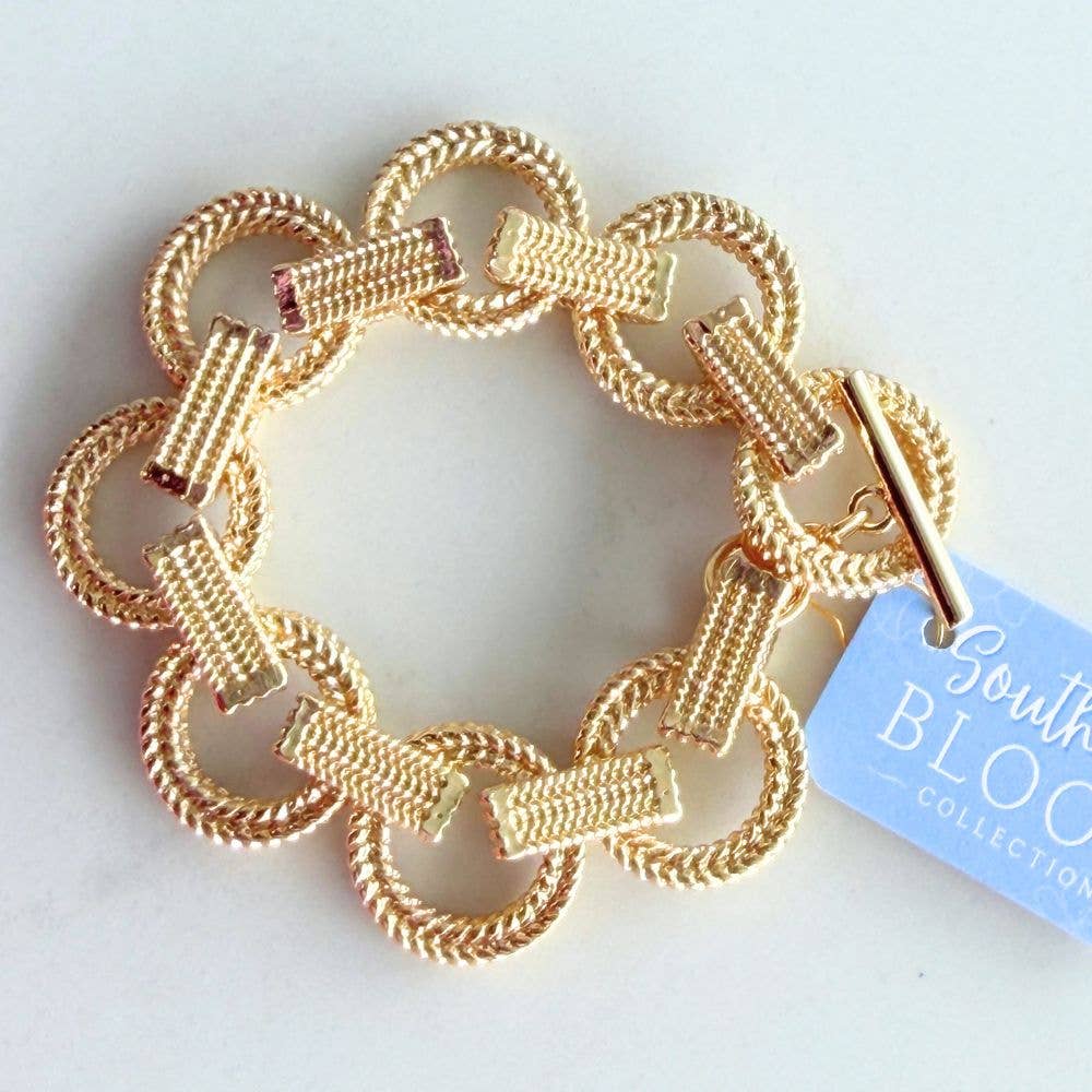 Golden Grove Toggle Bracelet