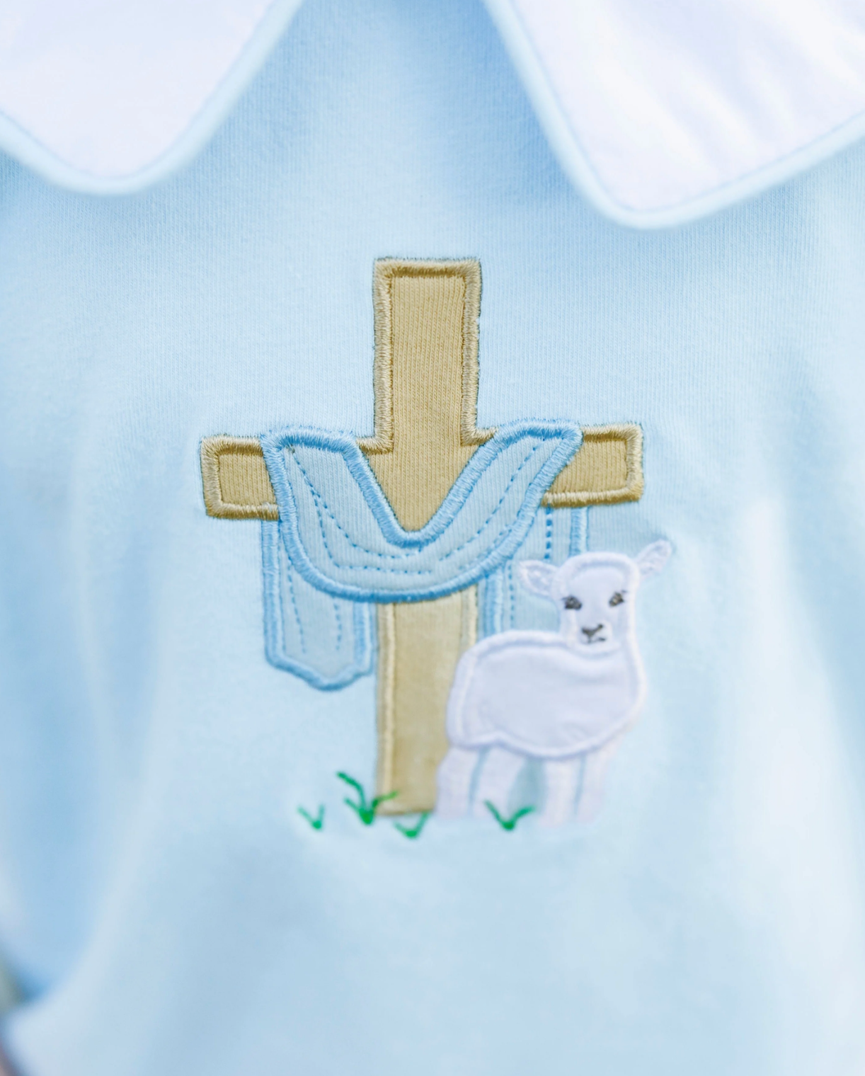 JB He Is Risen Collared Short Set
