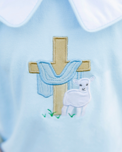 JB He Is Risen Collared Short Set