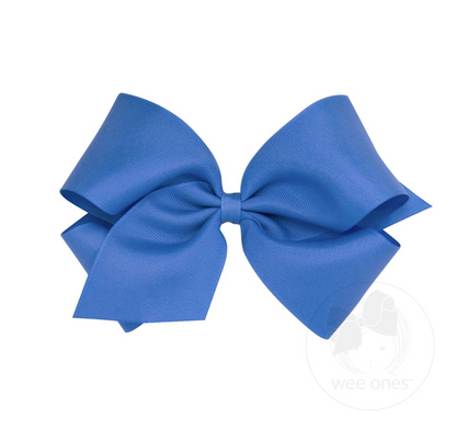 King Classic Grosgrain Hair Bow (Plain Wrap)- Wee Ones