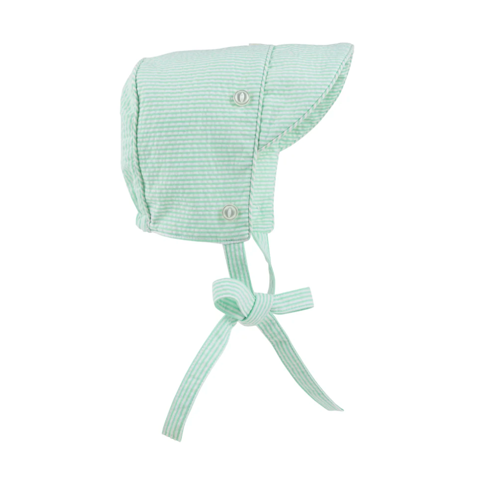 TBBC Barringer Bonnet Grace Bay Green Seersucker