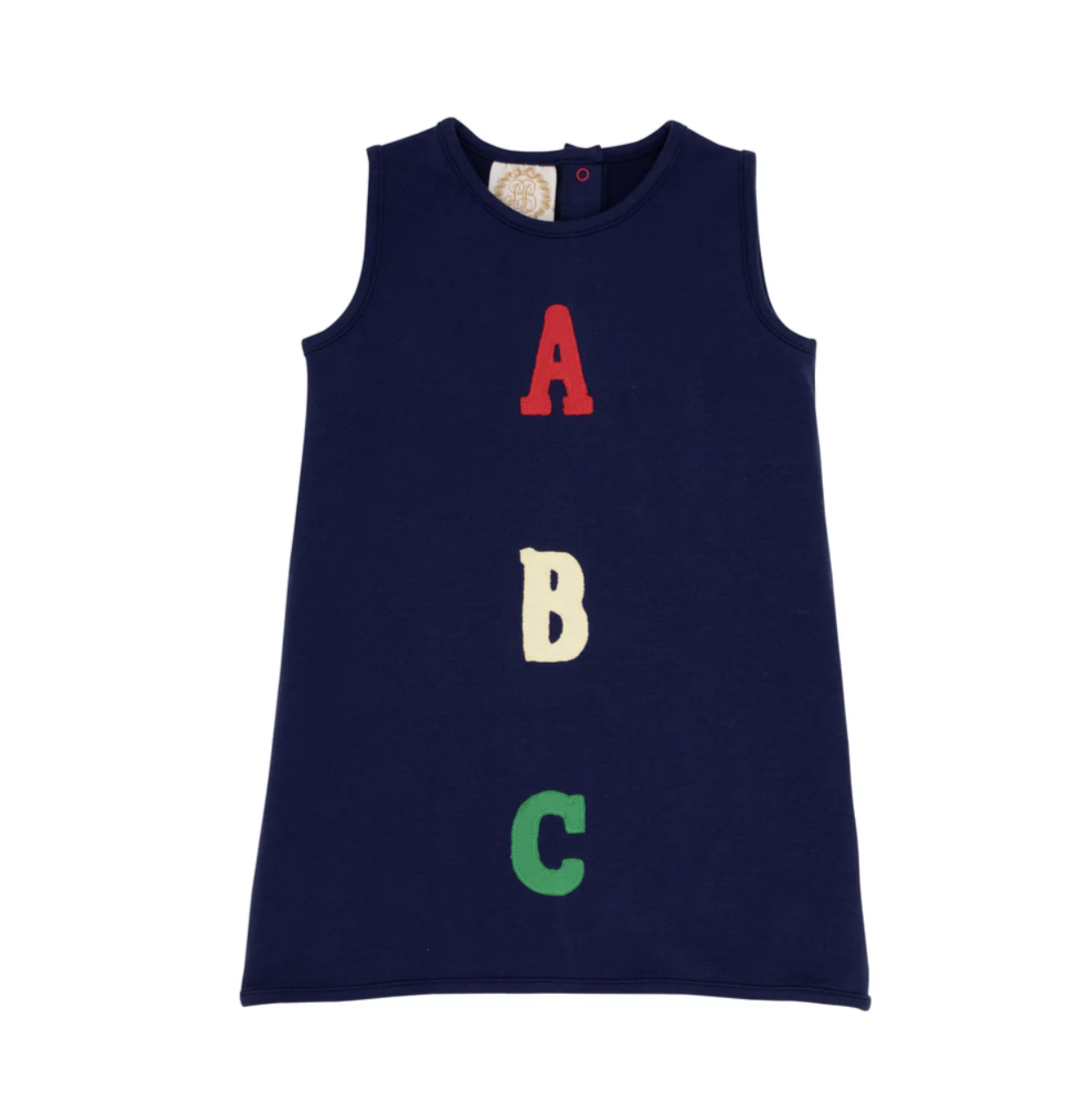TBBC Annie Apron Dress- ABC Nantucket Navy/ Richmond Red