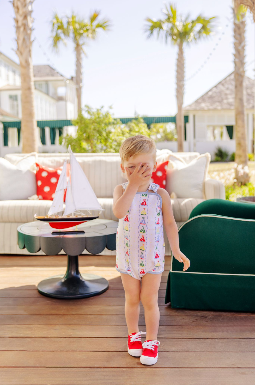 TBBC Set Sail Skipper Sunsuit Pima
