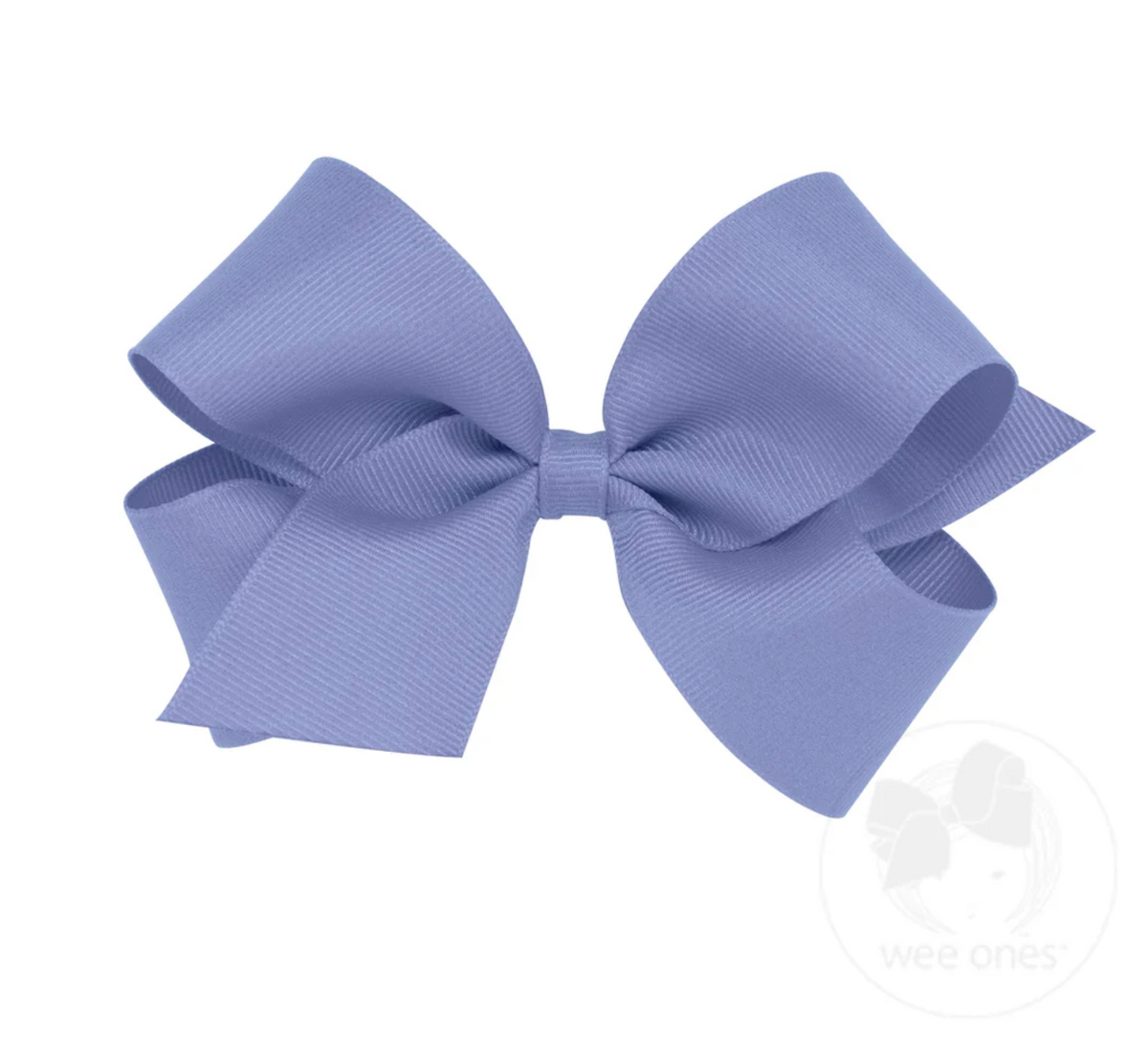 Medium Classic Grosgrain Hair Bow (Plain Wrap)- Wee Ones