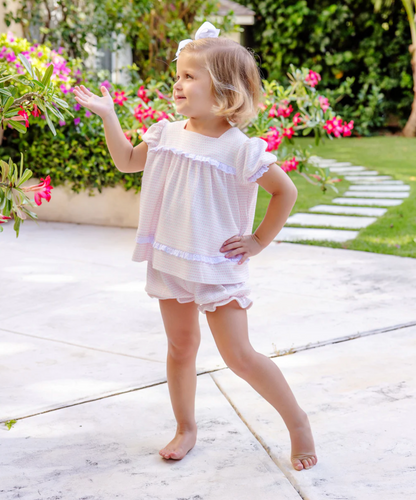 TBBC Flossy Frock Set Darien Dot (Textured Knit)