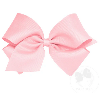 King Classic Grosgrain Hair Bow (Plain Wrap)- Wee Ones
