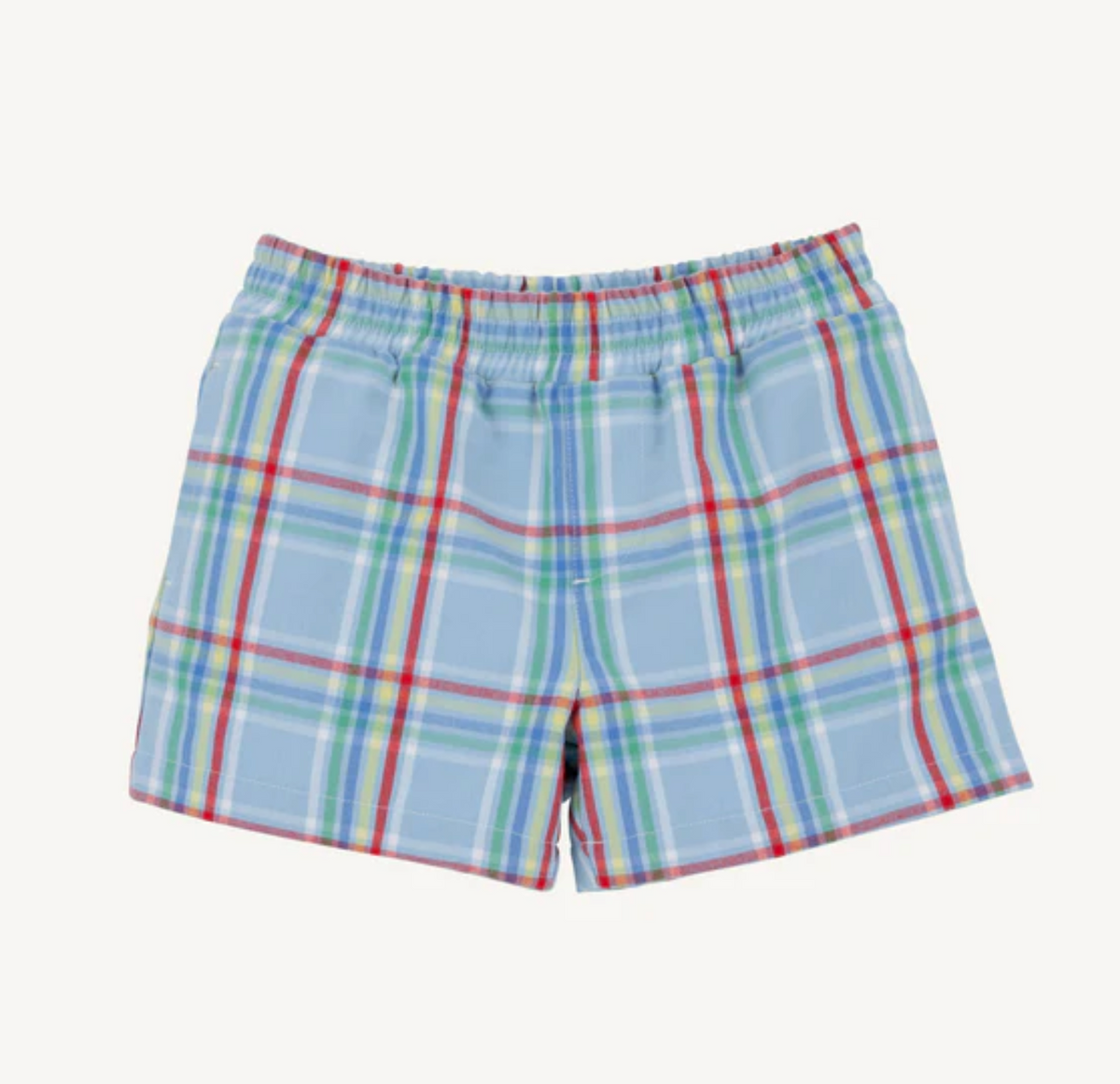 TBBC Sheffield Shorts Kensington Court Plaid with White Stork