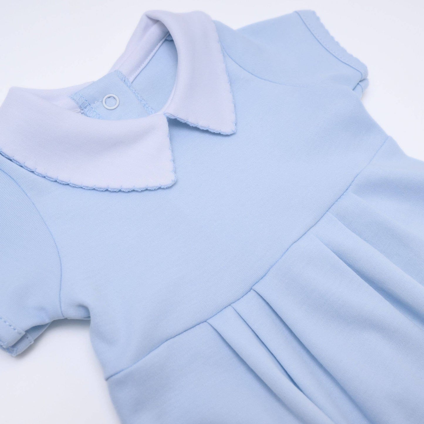 MB Essentials Solid Collared Bubble - Blue