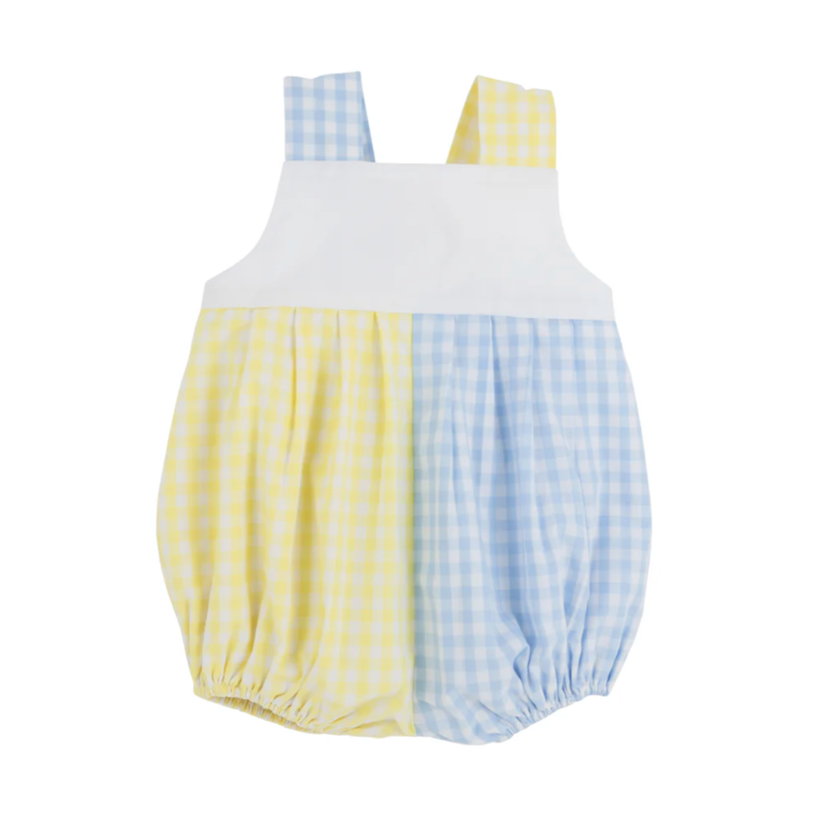 TBBC Branham Bubble Buckhead Blue Gingham Yellow Gingham Woven