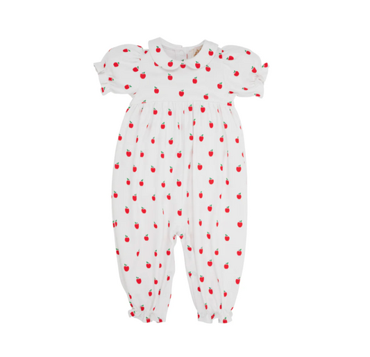 TBBC SS Britt Romper Egerton Apples