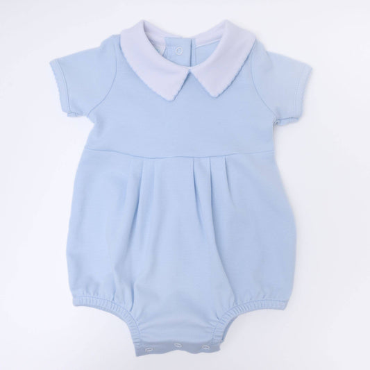 MB Essentials Solid Collared Bubble - Blue