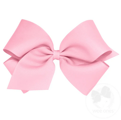 King Classic Grosgrain Hair Bow (Plain Wrap)- Wee Ones