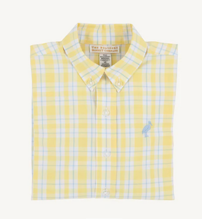 TBBC Forsyth Park Plaid Dean's List Dress Shirt