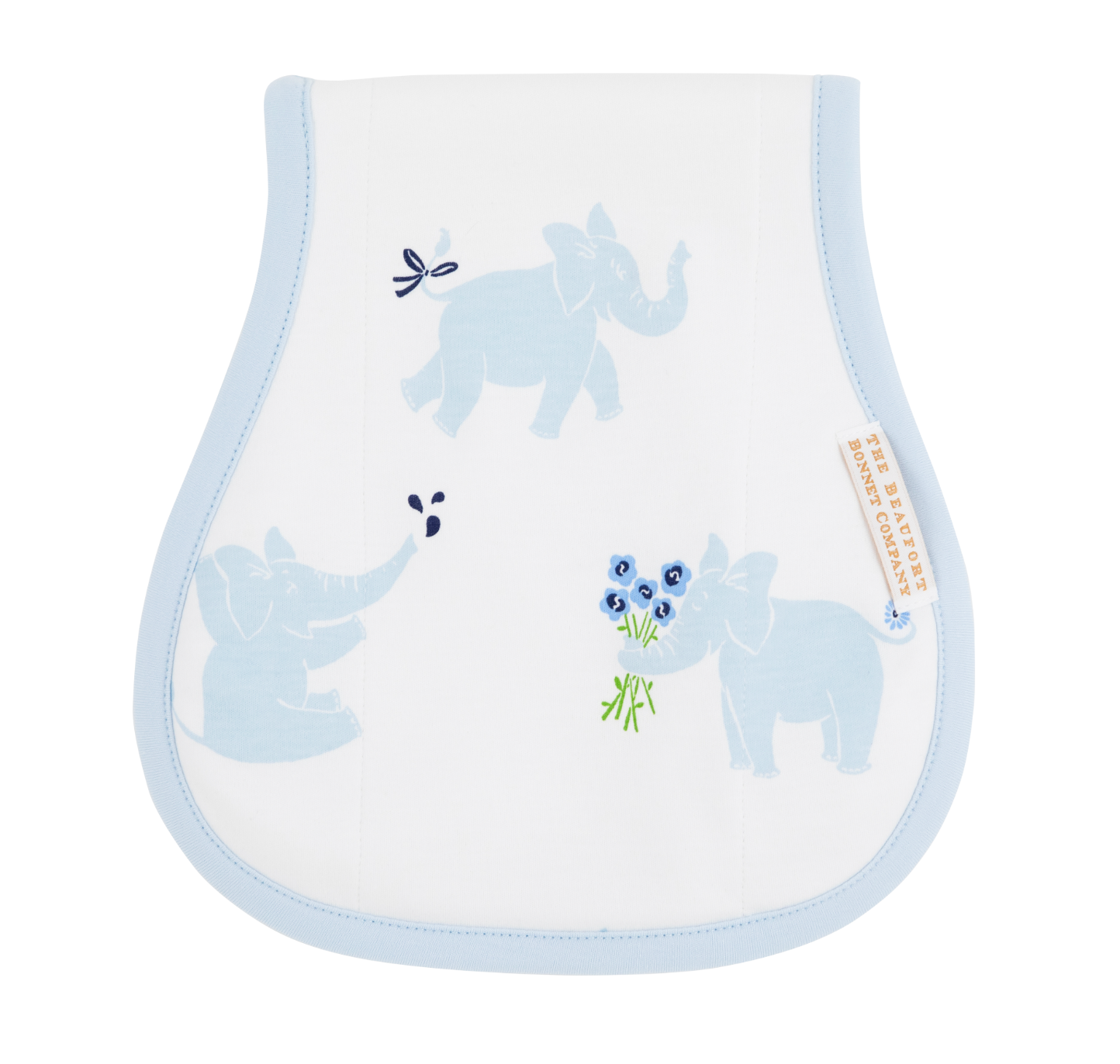 TBBC Oopsie Daisy Burp Cloth Precious Peanut- Blue