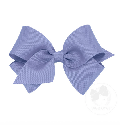 Small Classic Grosgrain Hair Bow (Plain Wrap)  Wee Ones