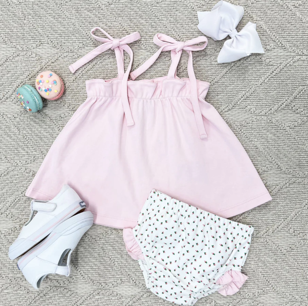 TBBC Lainey's Little Top-Pima Palm Beach Pink
