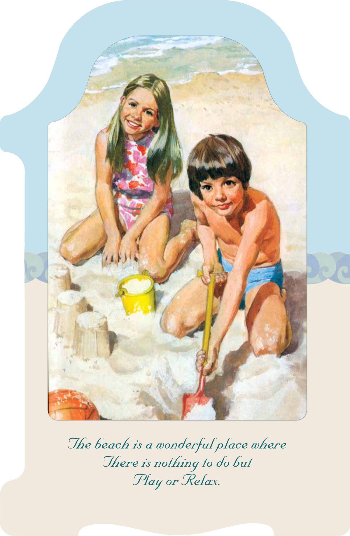 By The Sea- Children's Picture Book-Vintage