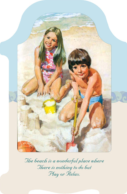 By The Sea- Children's Picture Book-Vintage