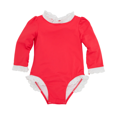 TBBC Sarasota Surf-Suit Richmond Red/ Worth Avenue White