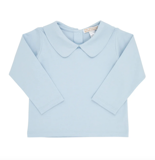 TBBC Peter Pan Collar Shirt LS Buckhead Blue