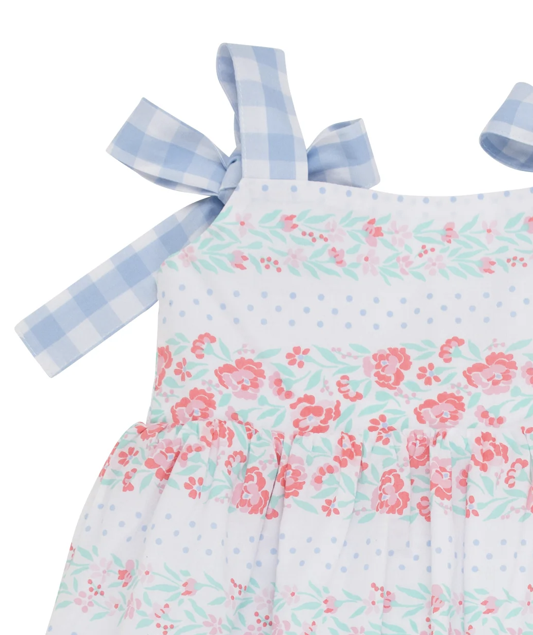 TBBC Macie Midi Dress Gasparilla Garlands/ Beale St. Blue