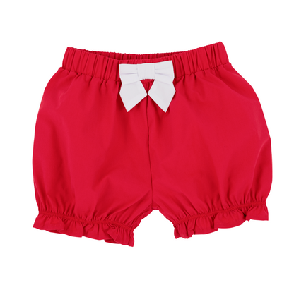 TBBC Natalie Knicker Richmond Red with White - Broadcloth