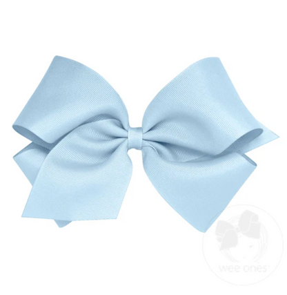King Classic Grosgrain Hair Bow (Plain Wrap)- Wee Ones