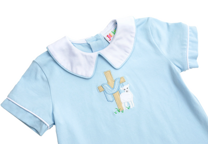 JB He Is Risen Collared Short Set