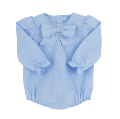 TBBC Beatrice Bow Blouse & Onesie Beale Street Blue