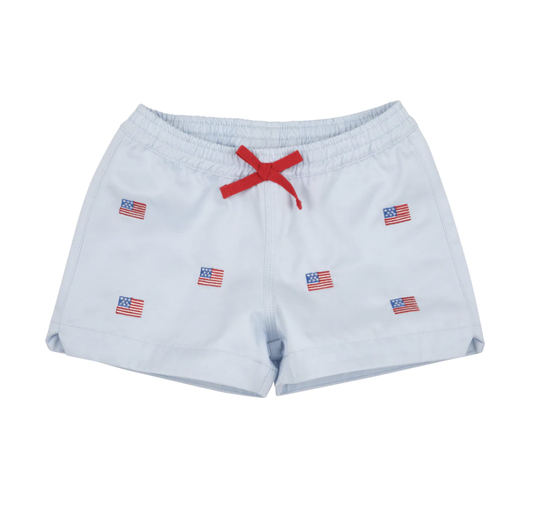 TBBC Critter Cheryl Shorts Twill- Buckhead Blue/RichmondRed/Flag