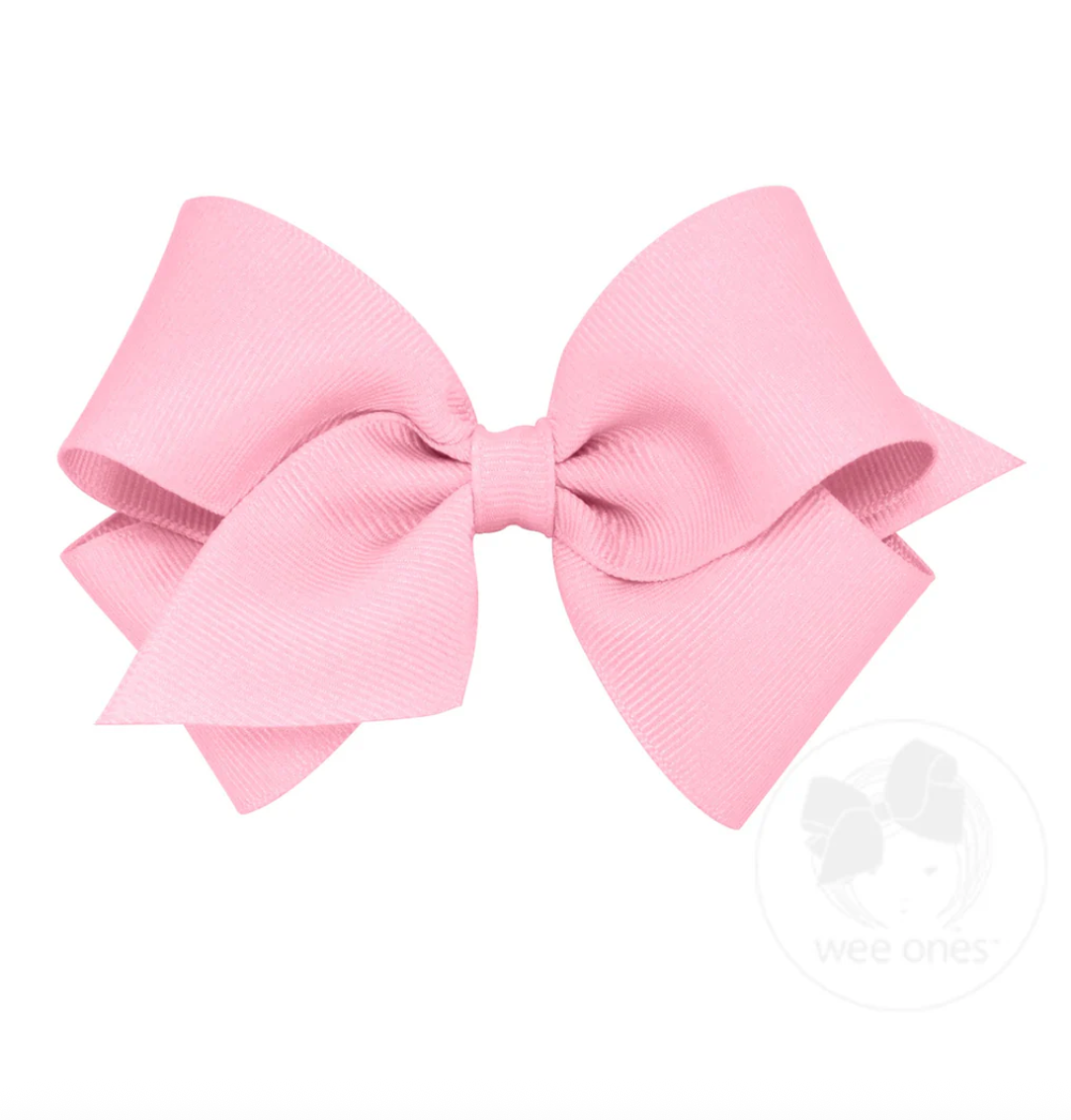 Small Classic Grosgrain Hair Bow (Plain Wrap)  Wee Ones
