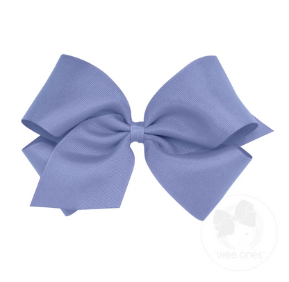 King Classic Grosgrain Hair Bow (Plain Wrap)- Wee Ones