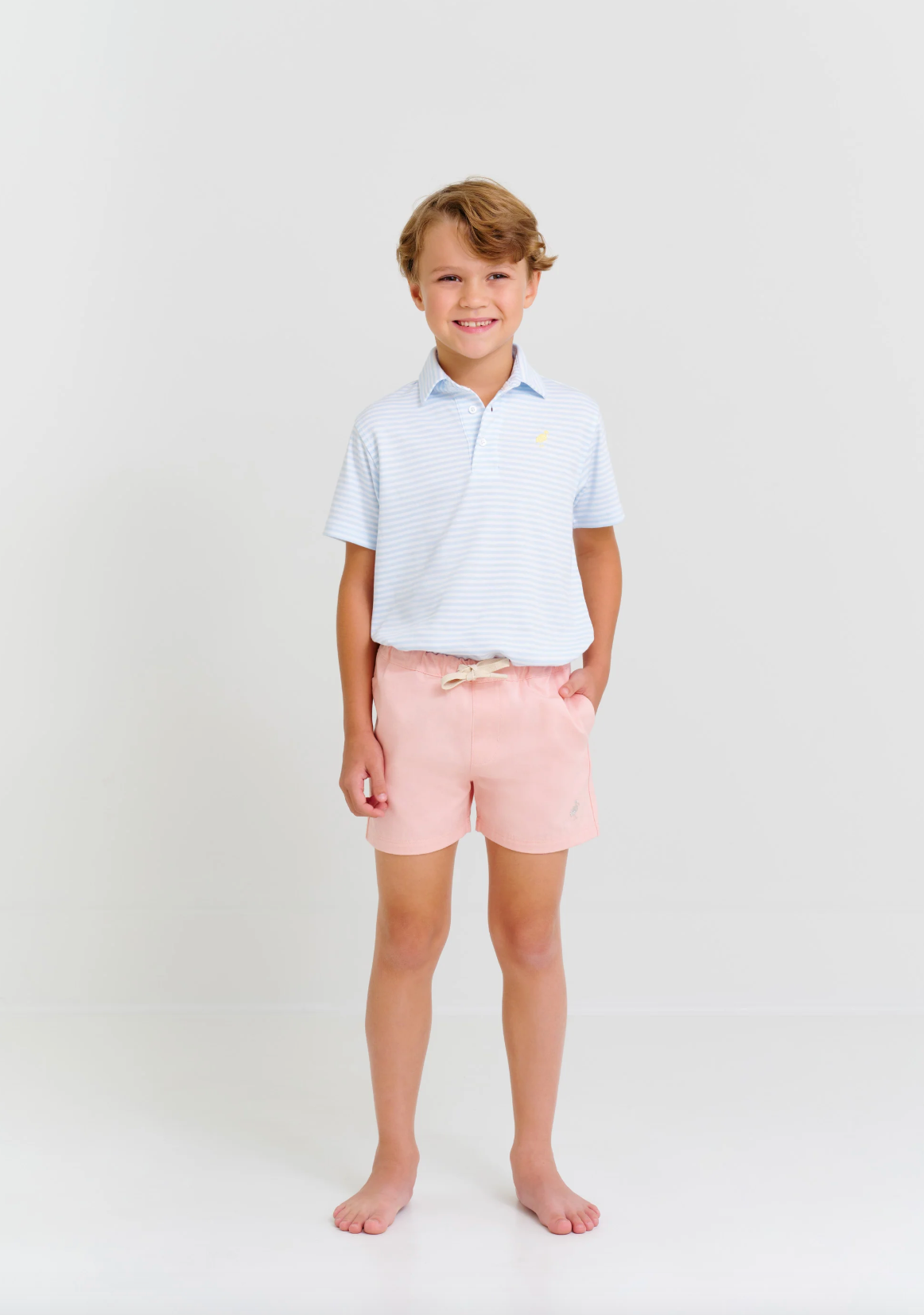 TBBC Shelton Shorts Pompano Peach / Keeneland Khaki