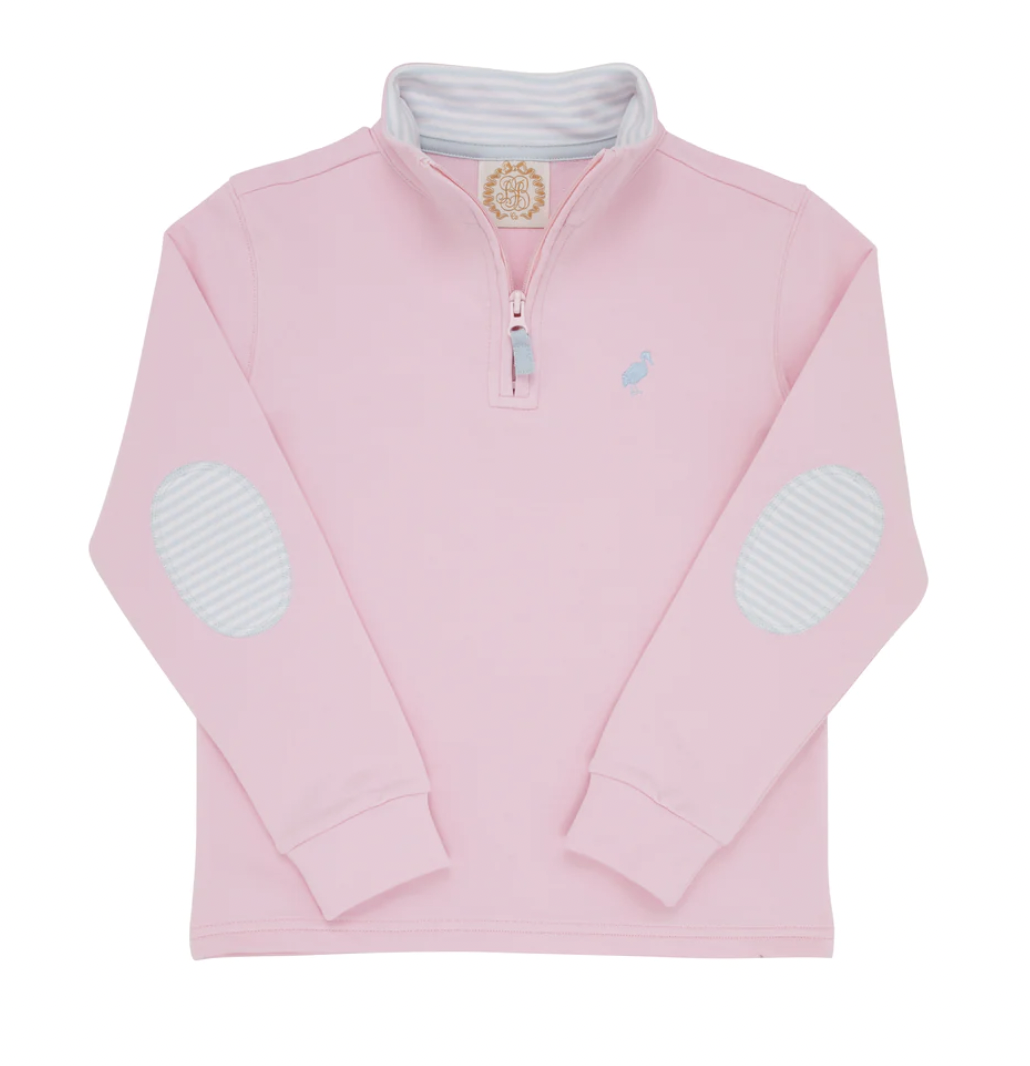 TBBC Canter Collar Half-Zip Palm Beach Pink/Buckhead Blue