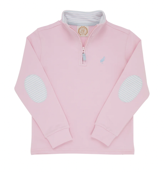 TBBC Canter Collar Half-Zip Palm Beach Pink/Buckhead Blue