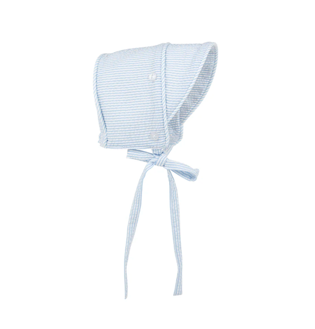 TBBC Barringer Bonnet Breakers Blue Seersucker
