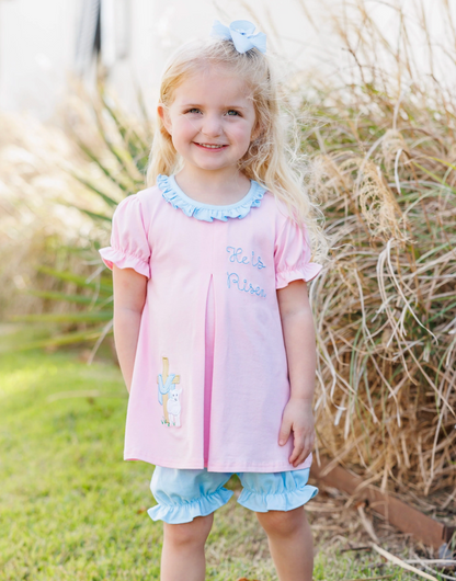 JB He is Risen Pleated Bloomer Set