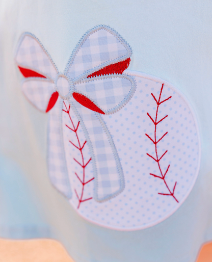 JB Take Me Out To The Ball Game Pleat Dress