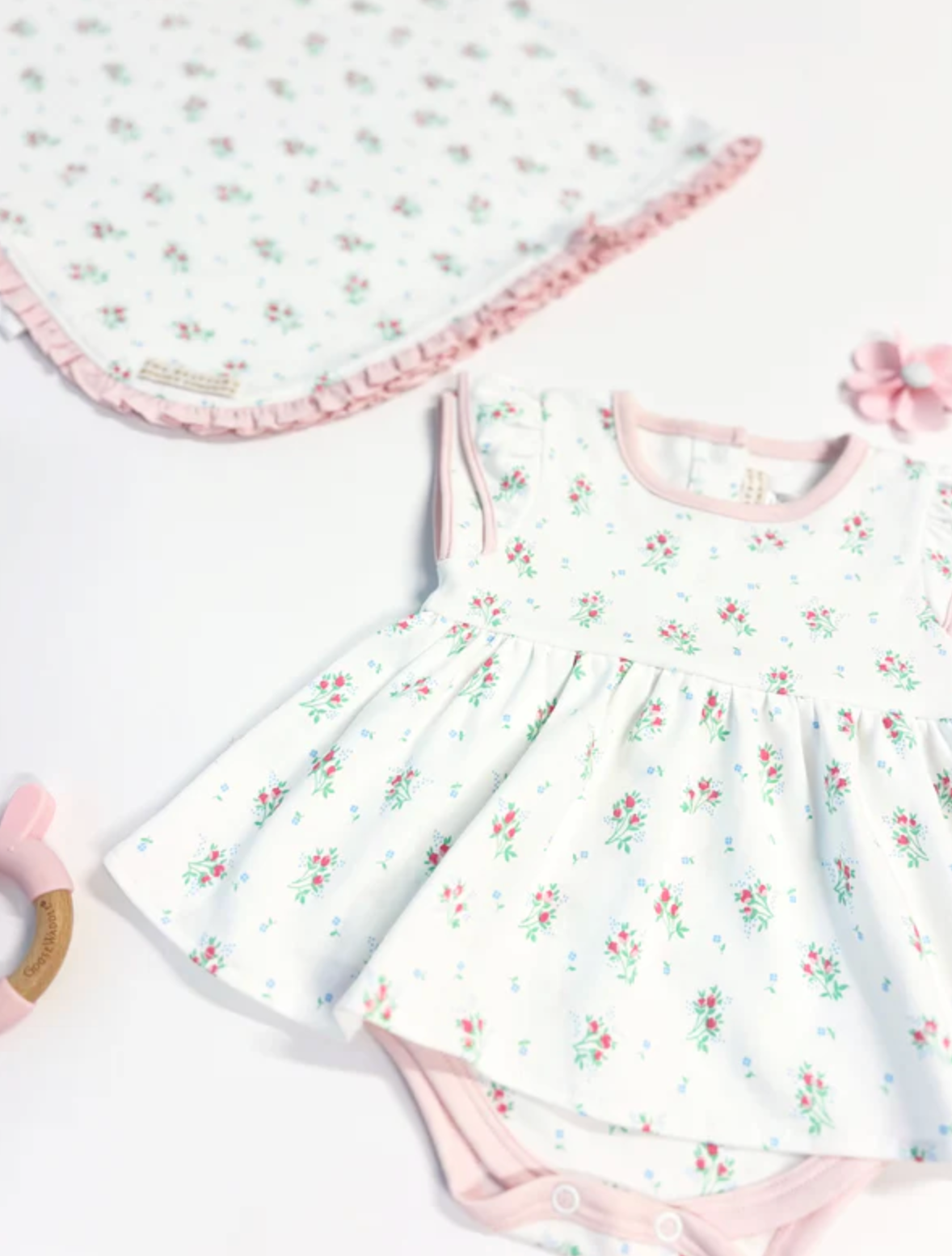 TBBC Lancaster Gate Garden Daisy's Diaper Cover Dress