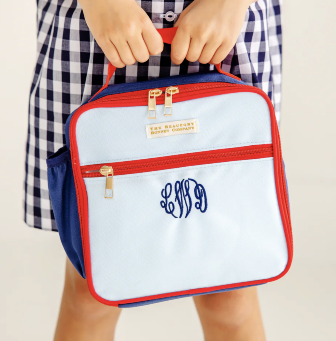 TBBC Leighton Lunch Box Buckhead Blue/ Richmond Red/ Nantucket