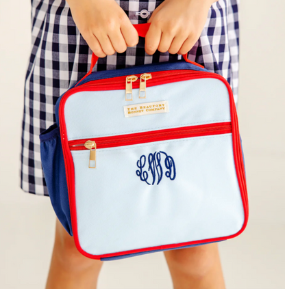 TBBC Leighton Lunch Box Buckhead Blue/ Richmond Red/ Nantucket