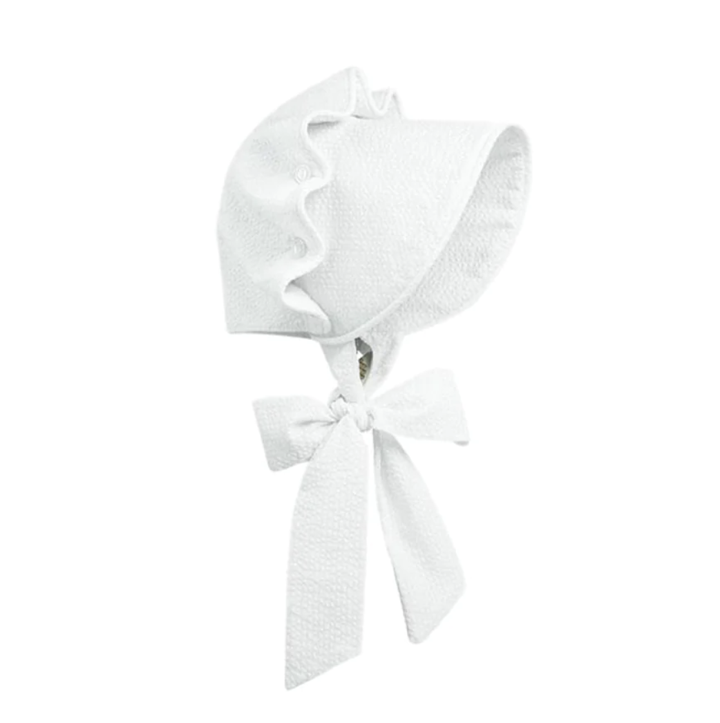 TBBC Beaufort Bonnet Seersucker White Worth Avenue